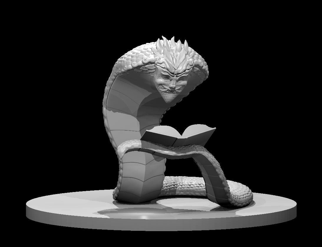 Guardian Naga w/ Book MM2025 by MZ4250