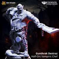 Half-Orc Vampiric Chef (Gunthrak Destraz) by DM Stash