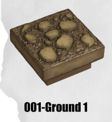 Haunted Graveyard Ground 1 HG-001 by Dungeon Blocks