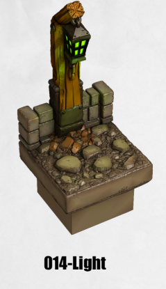 Haunted Graveyard Light HG-014 by Dungeon Blocks
