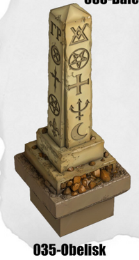 Haunted Graveyard Obelisk Religious HG-035 by Dungeon Blocks