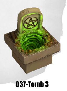 Haunted Graveyard Tomb 3 Religious HG-037 by Dungeon Blocks