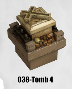 Haunted Graveyard Tomb 4 Religious HG-038 by Dungeon Blocks