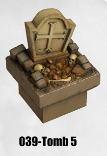 Haunted Graveyard Tomb 5 Religious HG-039 by Dungeon Blocks