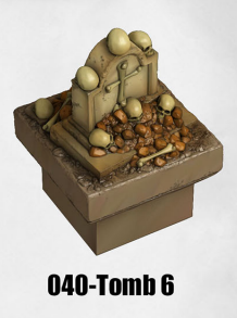 Haunted Graveyard Tomb 6 Religious HG-040 by Dungeon Blocks