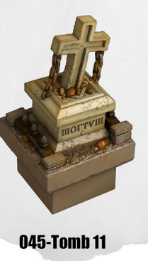 Haunted Graveyard Tomb 11 Religious HG-045 by Dungeon Blocks