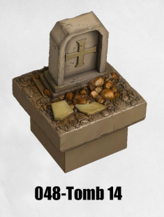 Haunted Graveyard Tomb 14 Religious HG-048 by Dungeon Blocks