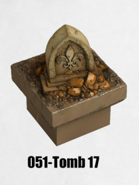 Haunted Graveyard Tomb 17 Religious HG-051 by Dungeon Blocks