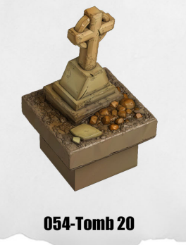 Haunted Graveyard Tomb 20 Religious HG-054 by Dungeon Blocks