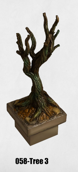 Haunted Graveyard Tree 3 HG-058 by Dungeon Blocks