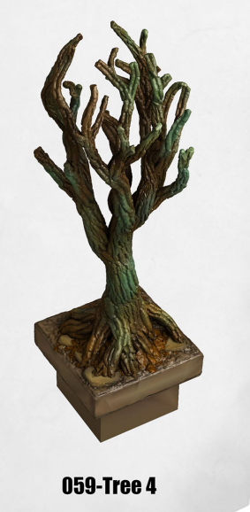 Haunted Graveyard Tree 4 HG-059 by Dungeon Blocks