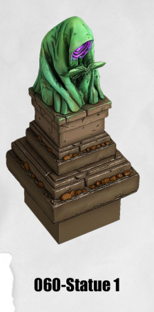 Haunted Graveyard Statue 1 HG-060 by Dungeon Blocks