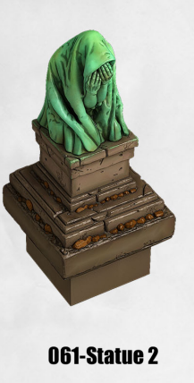 Haunted Graveyard Statue 2 HG-061 by Dungeon Blocks
