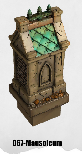 Haunted Graveyard Mausoleum HG-067 by Dungeon Blocks