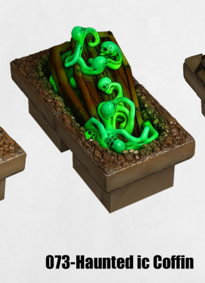 Haunted Graveyard Haunted Coffin HG-073 by Dungeon Blocks