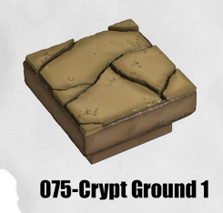Haunted Graveyard Crypt Ground 1 HG-075 by Dungeon Blocks