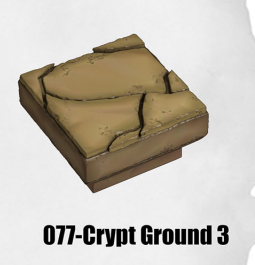 Haunted Graveyard Crypt Ground 3 HG-077 by Dungeon Blocks