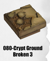 Haunted Graveyard Crypt Ground Broken 3 HG-080 by Dungeon Blocks