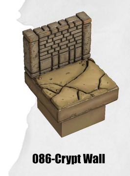 Haunted Graveyard Crypt Wall HG-086 by Dungeon Blocks