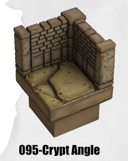 Haunted Graveyard Crypt Angle HG-095 by Dungeon Blocks
