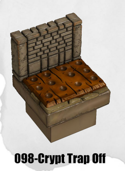 Haunted Graveyard Crypt Trap Off HG-098 by Dungeon Blocks