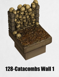 Haunted Graveyard Catacombs Wall 1 HG-128 by Dungeon Blocks