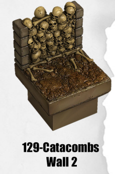 Haunted Graveyard Catacombs Wall 2 HG-129 by Dungeon Blocks