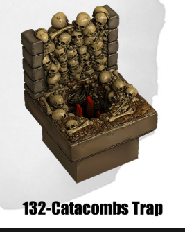 Haunted Graveyard Catacombs Trap HG-132 by Dungeon Blocks