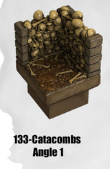 Haunted Graveyard Catacombs Angle 1 HG-133 by Dungeon Blocks