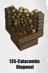 Haunted Graveyard Catacombs Diagonal HG-135 by Dungeon Blocks