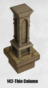 Haunted Graveyard Thin Column HG-142 by Dungeon Blocks