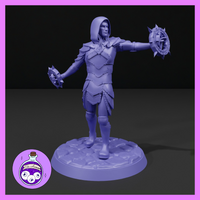 Half Elf Warlock by Ella's Arcanum Minis