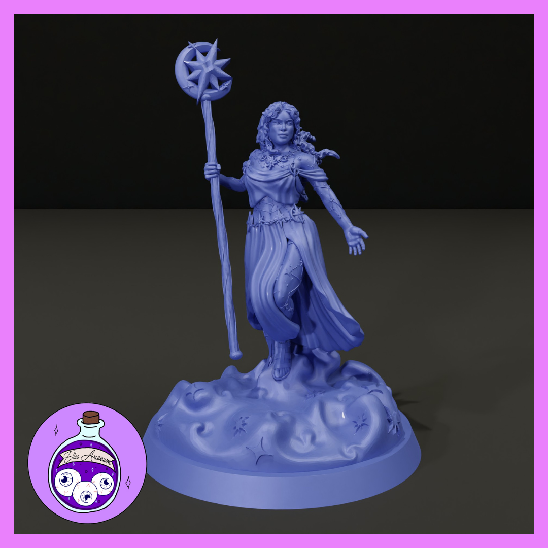 Female Halfling Circle of the Stars Druid by Ella's Arcanum Minis