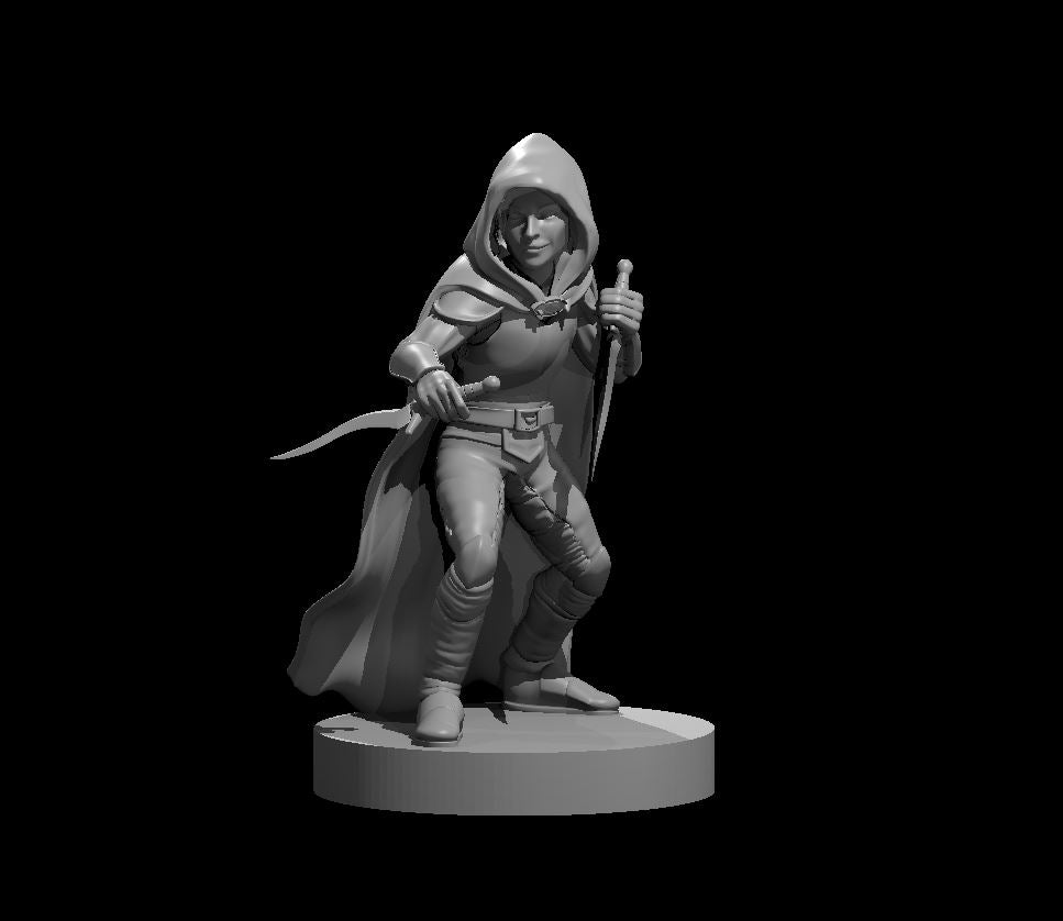 Halfling Female Rogue 3 by MZ4250