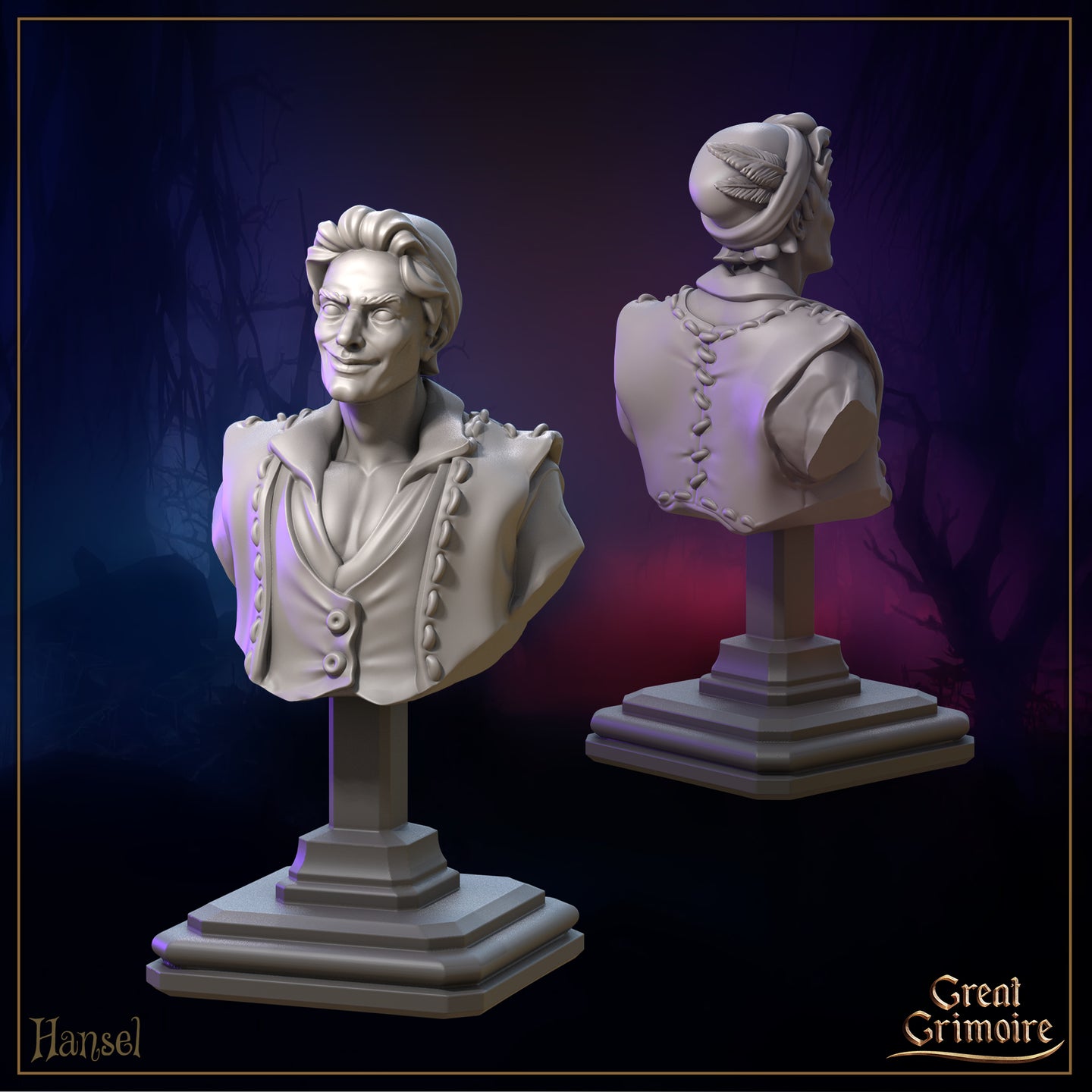 Hansel Bust  by Great Grimoire