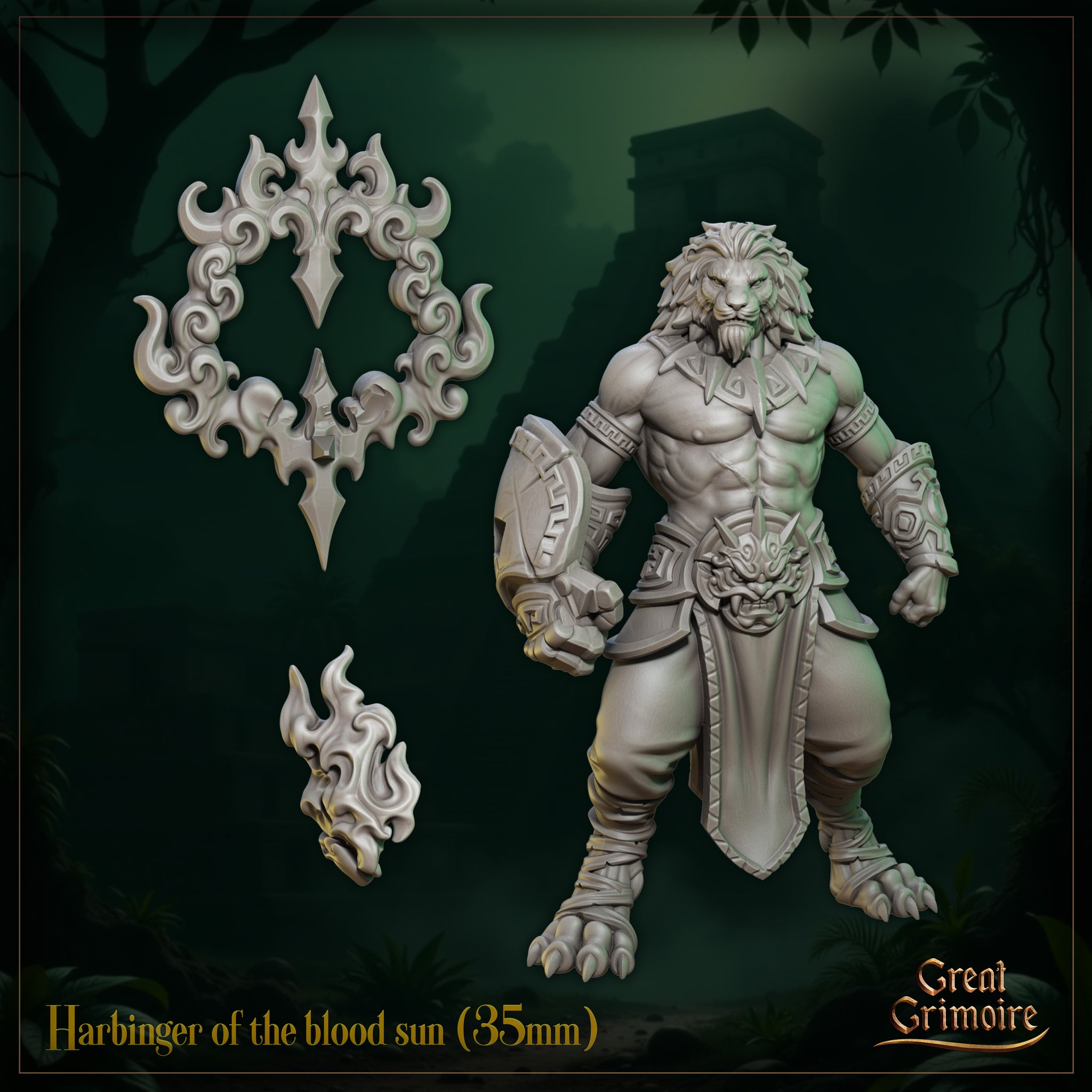 Leonin Harbinger of the Blood Sun by Great Grimoire