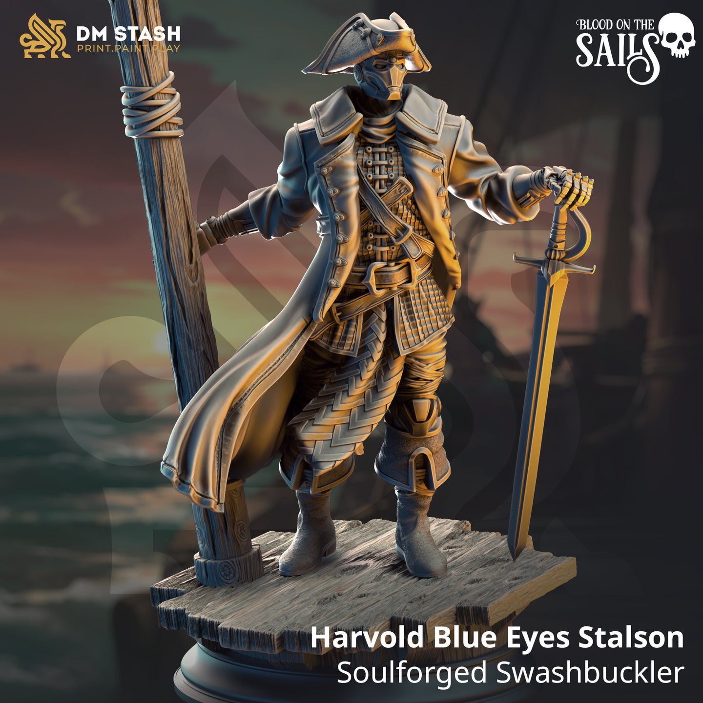 Soulforged Swashbuckler (Harvold Blue Eyes Stalson) by DM Stash