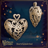 Heart of Wonderland Xmas Bauble by Great Grimoire