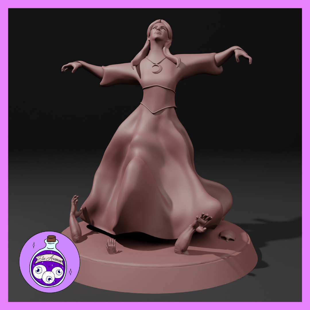 High Elf Necromancer by Ella's Arcanum Minis