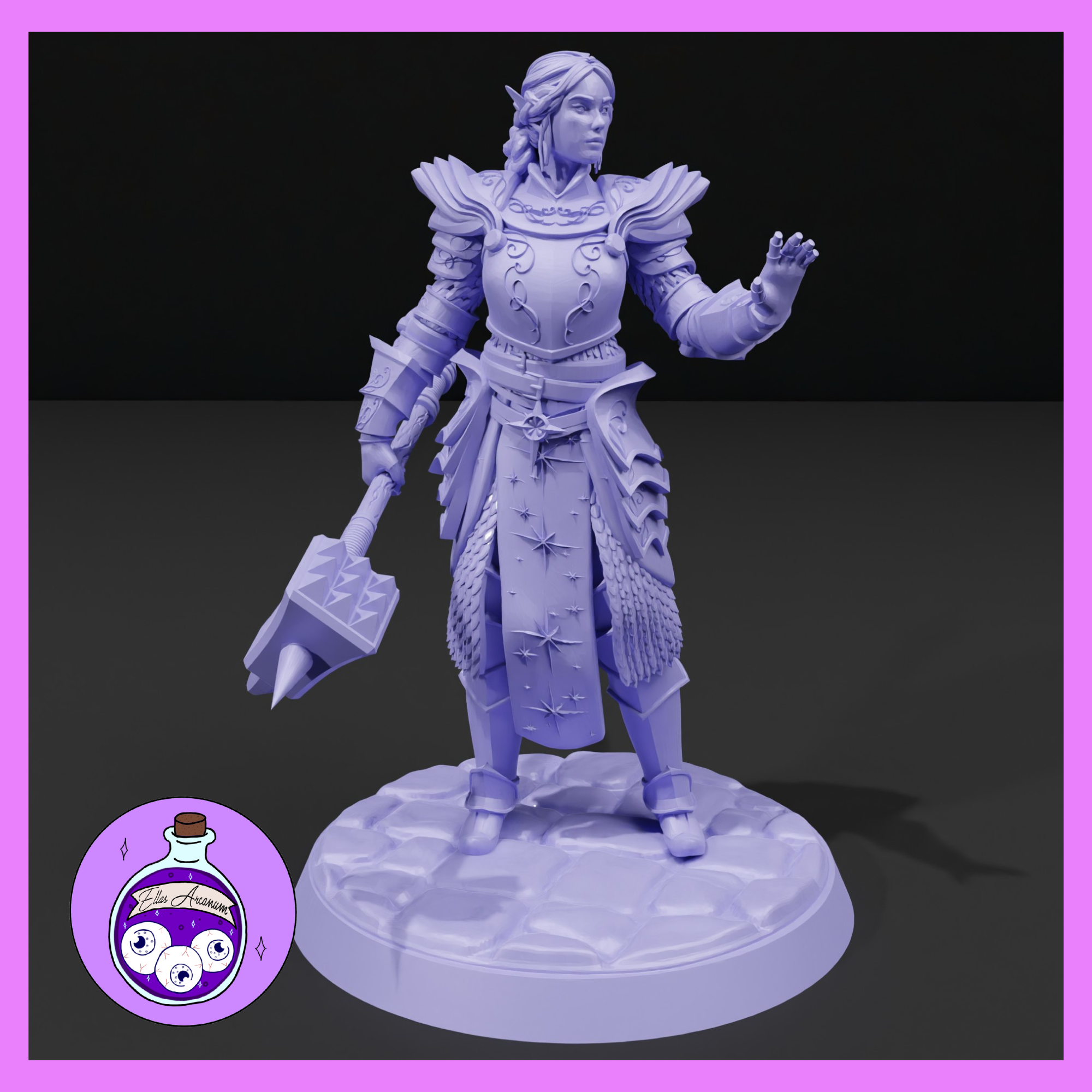 High Elf Paladin by Ella's Arcanum Minis