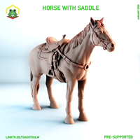 Horse w/Saddle by The Toadstool Weaver