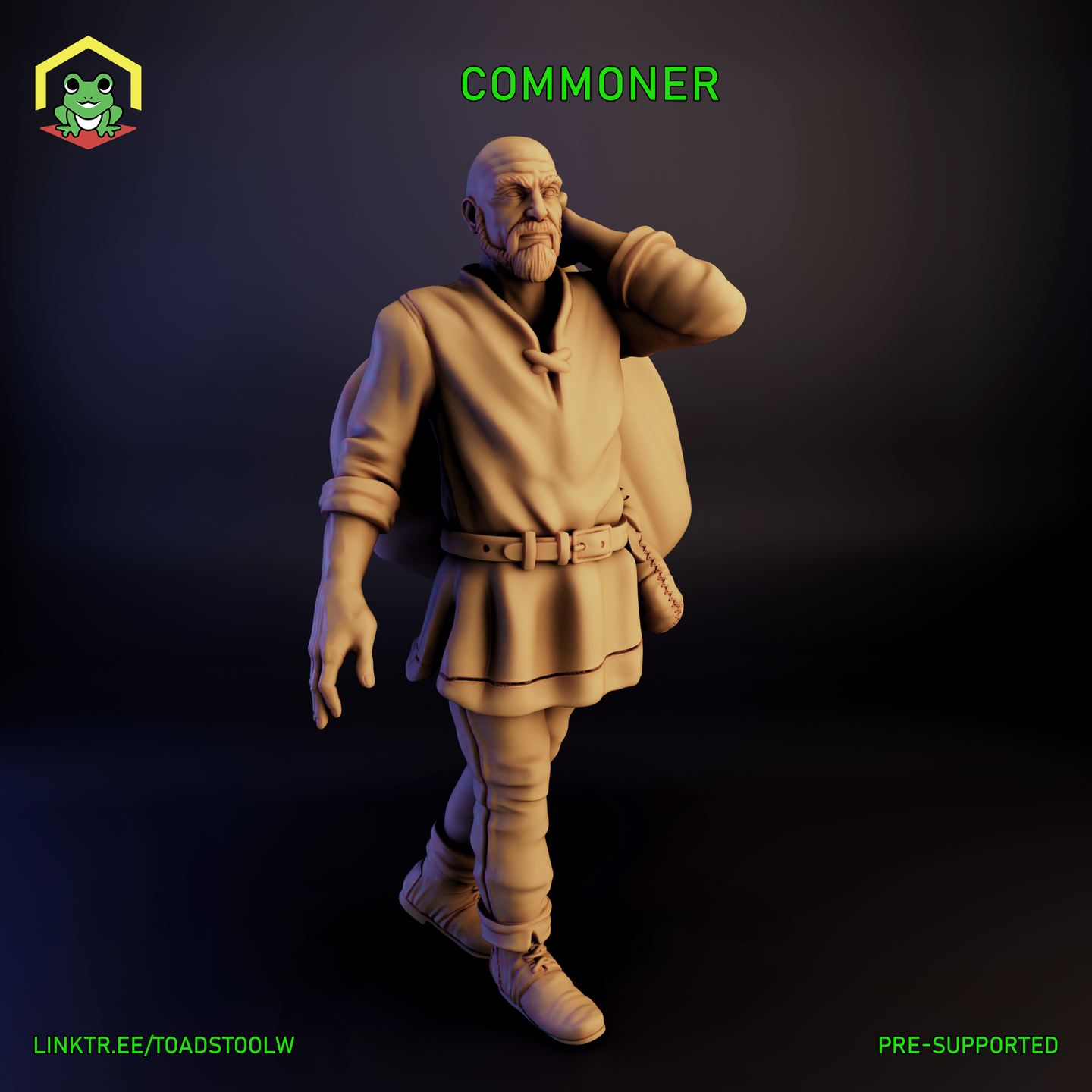 Human Commoner Villager by The Toadstool Weaver