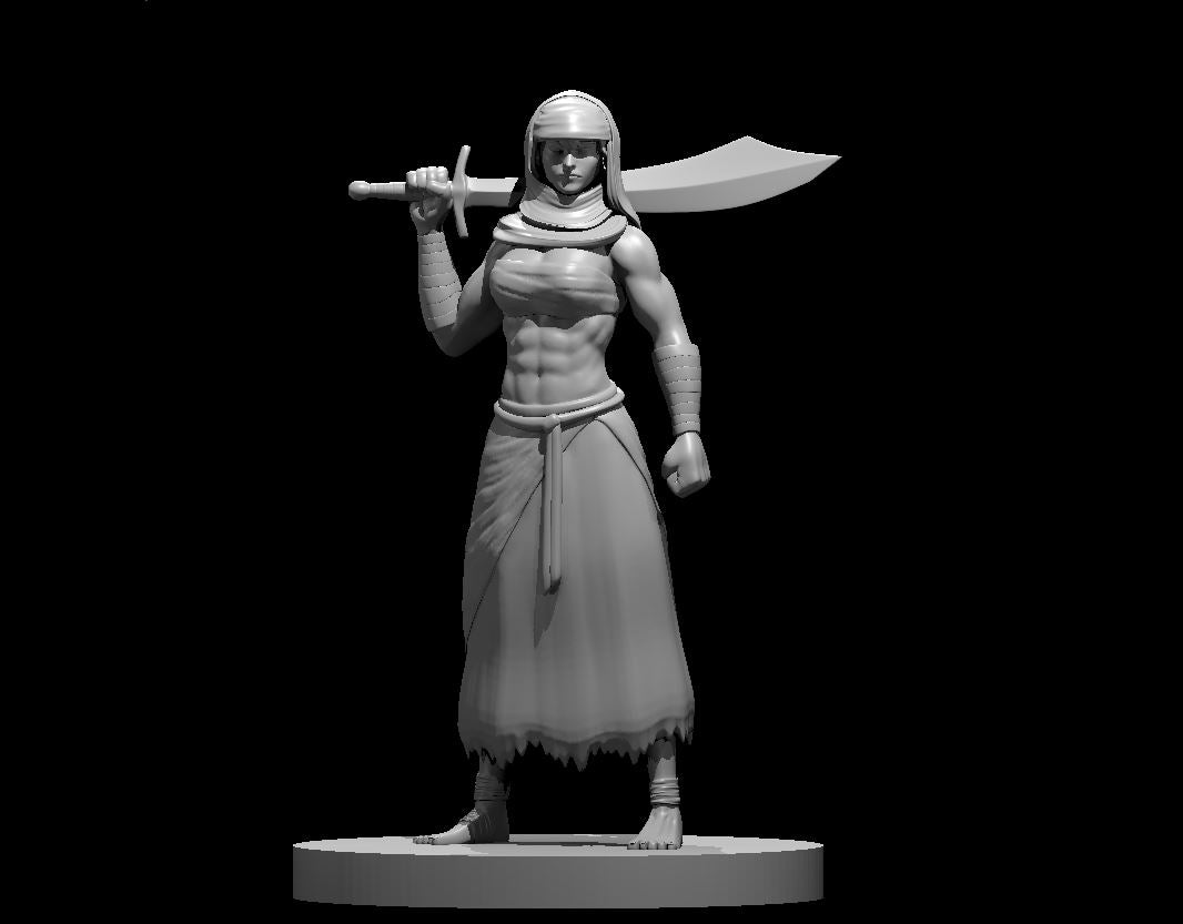 Human Female Desert Fighter by MZ4250