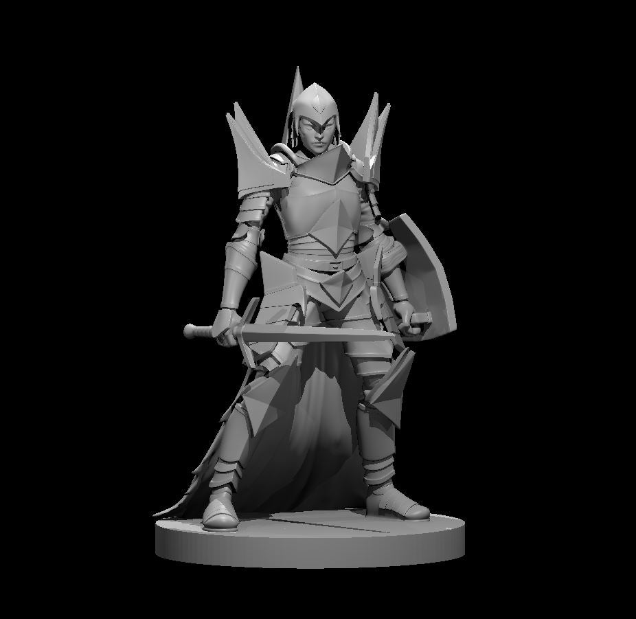 Human Female Paladin 3 by MZ4250