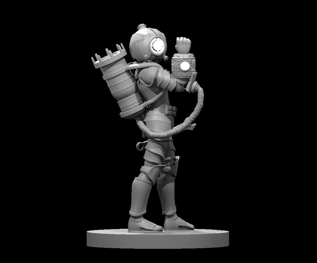 Human Female Underwater Artificer by MZ4250