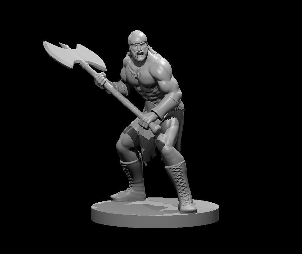 Human Male Barbarian 13  by MZ4250