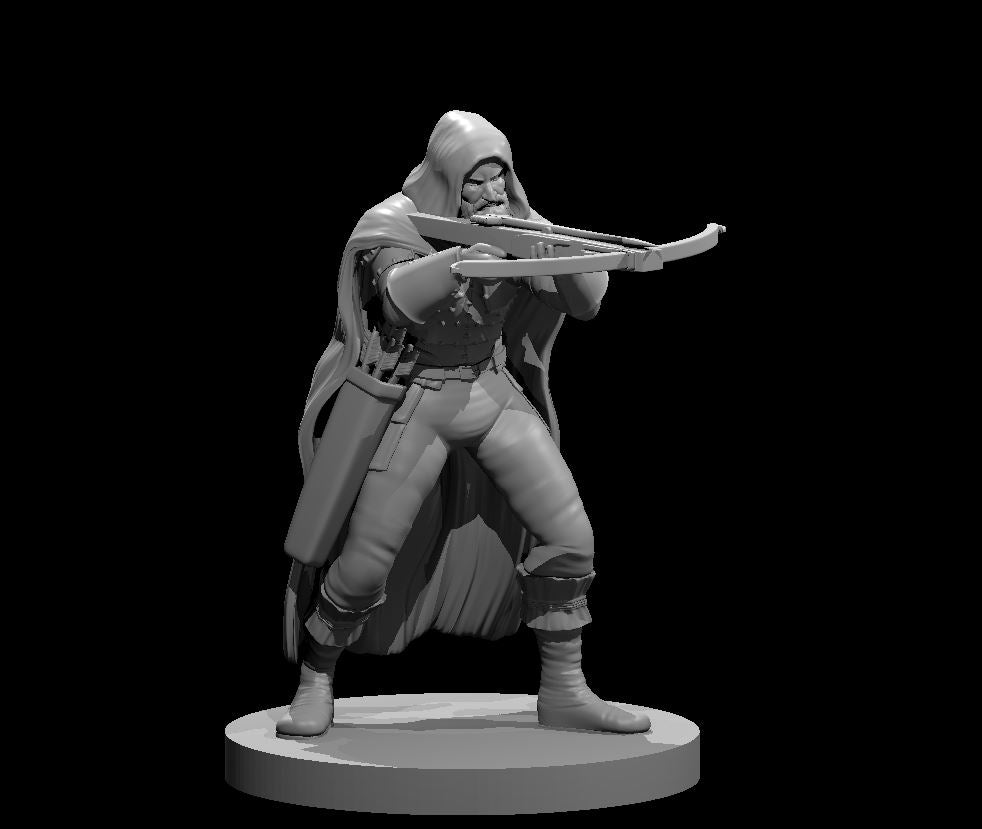 Human Male Ranger 11 w/Crossbow  by MZ4250