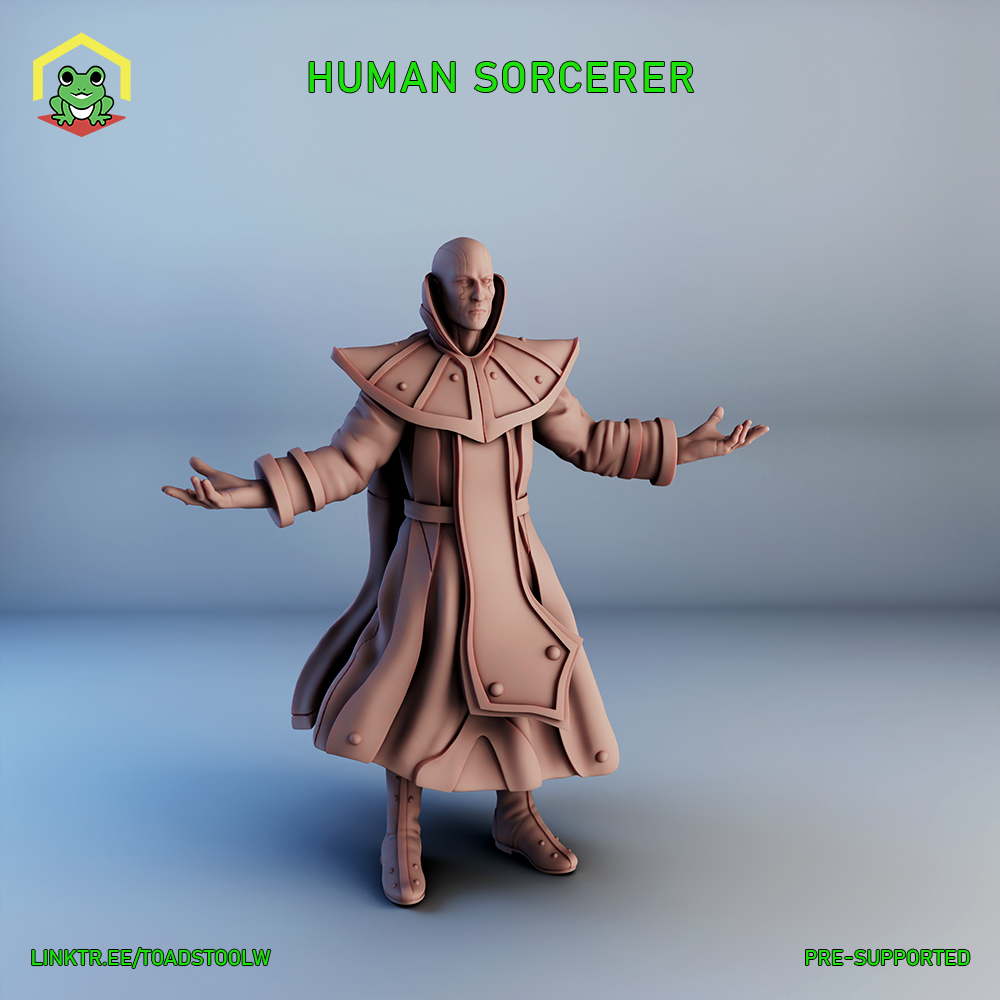 Human Sorcerer by The Toadstool Weaver