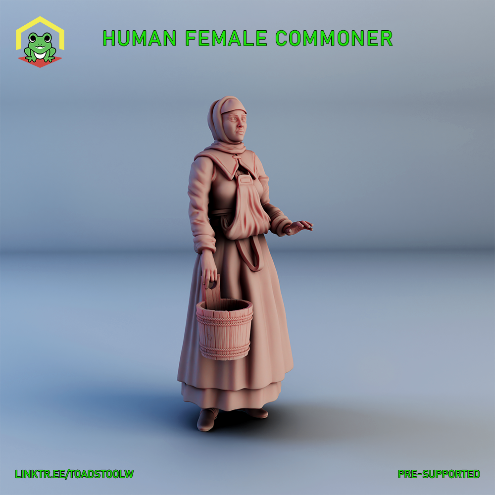 Human Female Commoner by The Toadstool Weaver