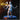 Female human rogue standing with two scimitars held low and outward, wearing a quilted diamond-pattern gambeson, wide-leg trousers and laced leather boots. Sculpt by DnD Is A Woman.